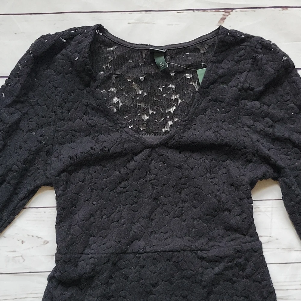 Lace Black Dress - Picture 3 of 7